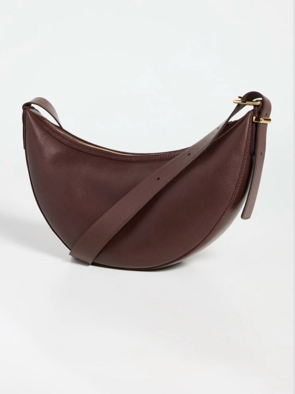 Madewell The Essential Sling Bag - Leather - Brown Crescent